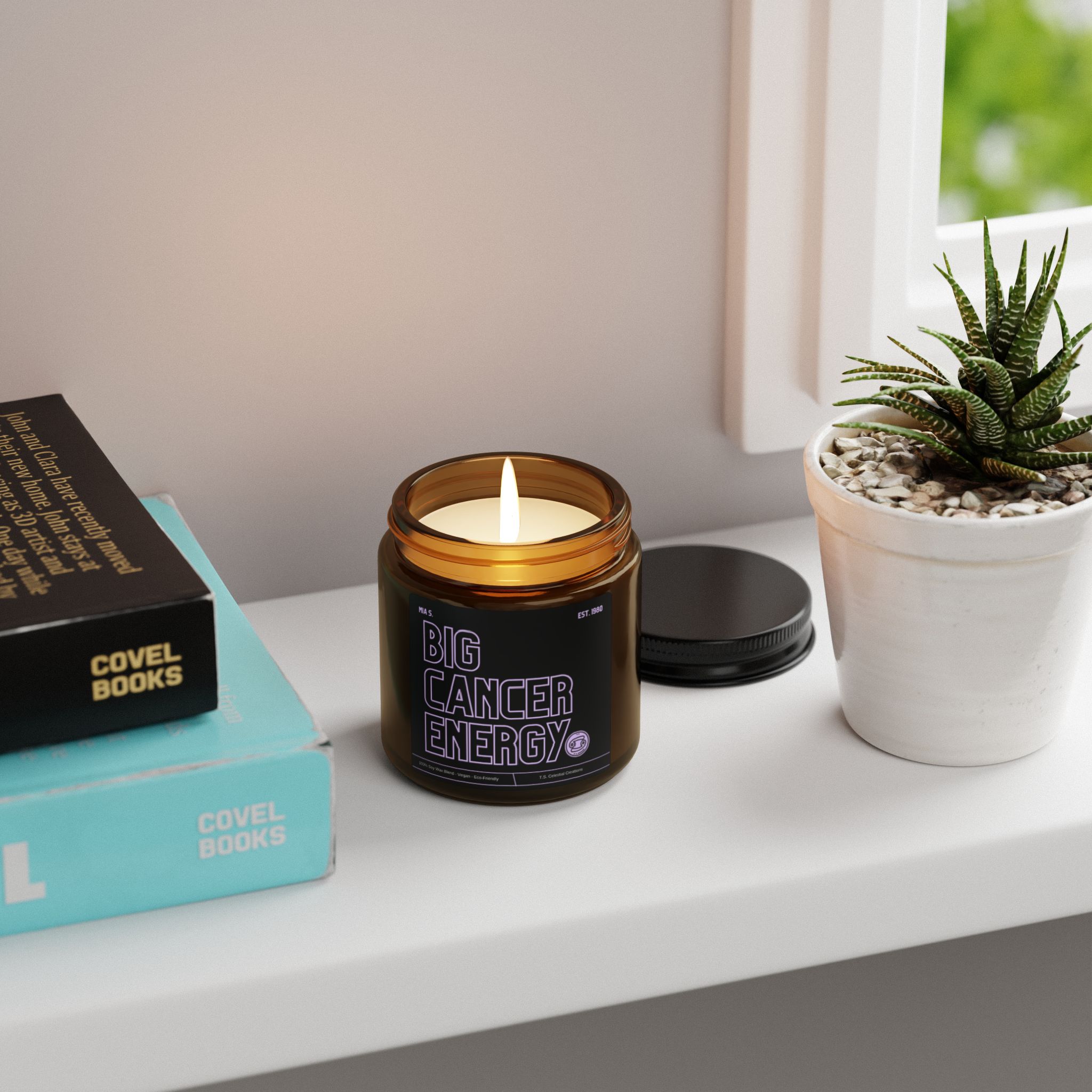 Custom Big Cancer Energy Candle - Image 4
