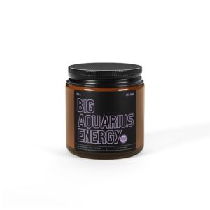 Custom Big Aquarius Energy Candle