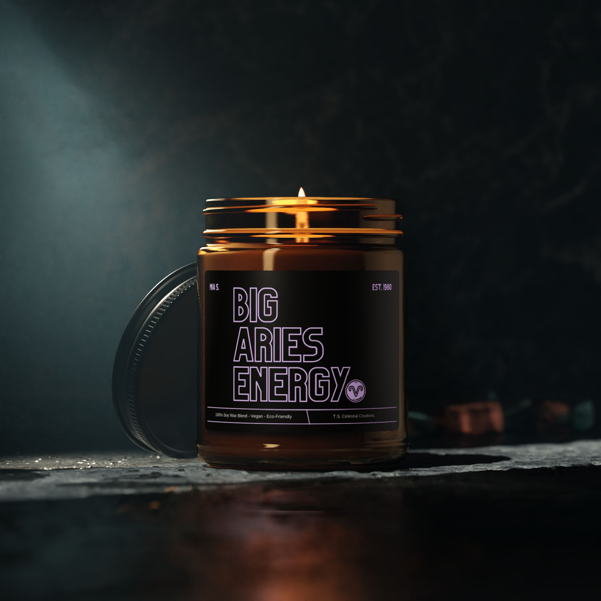 Big Aries Energy Candle