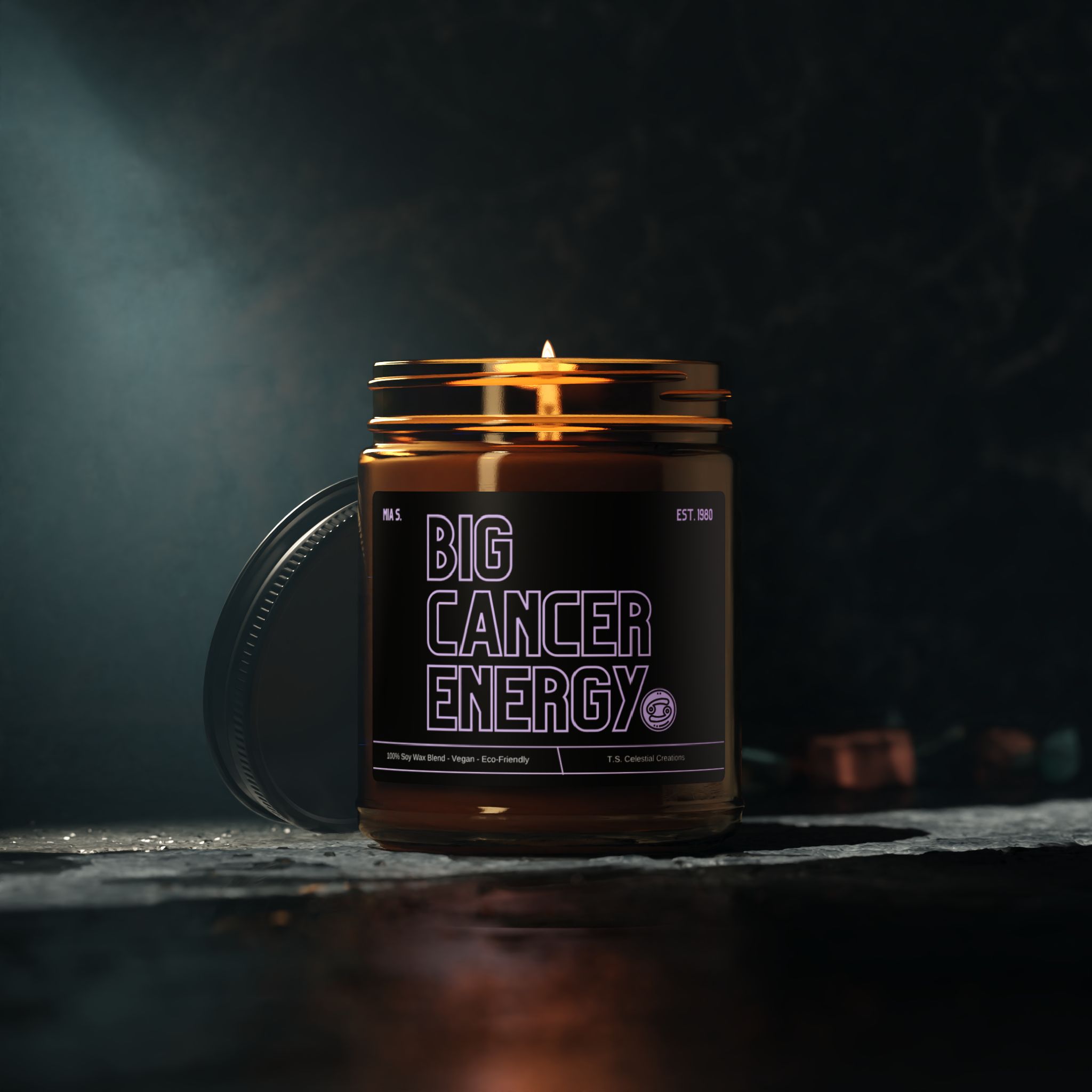 Big Cancer Energy Candle