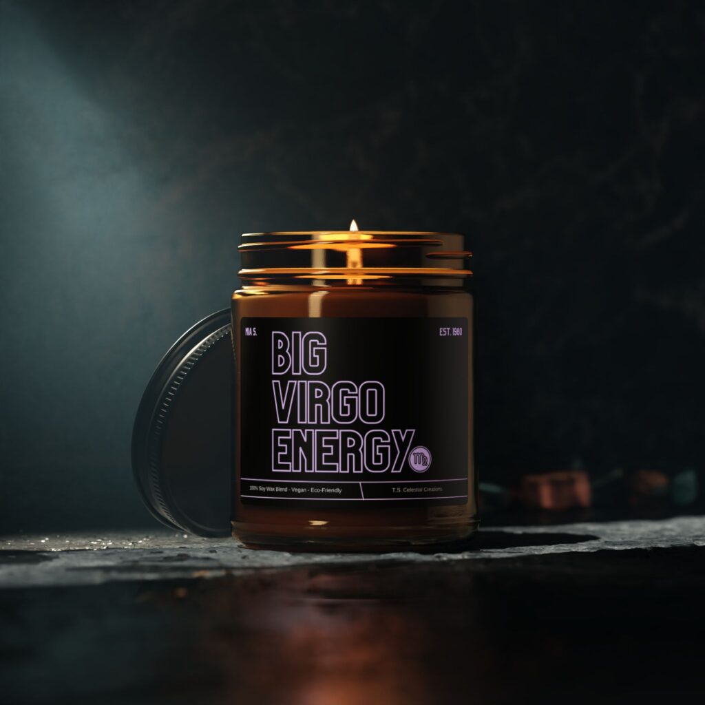 Big Virgo Energy Candle