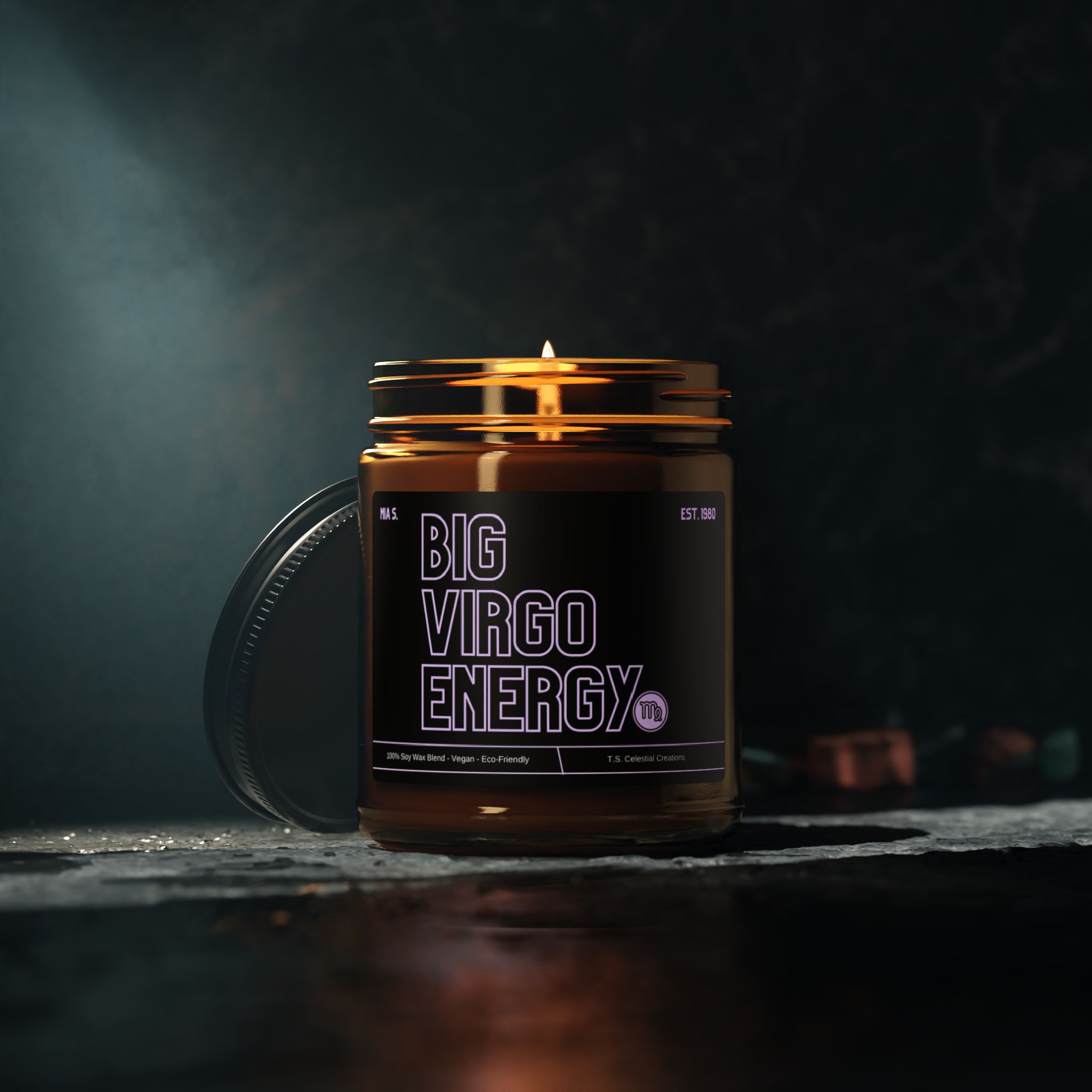 Big Virgo Energy Candle