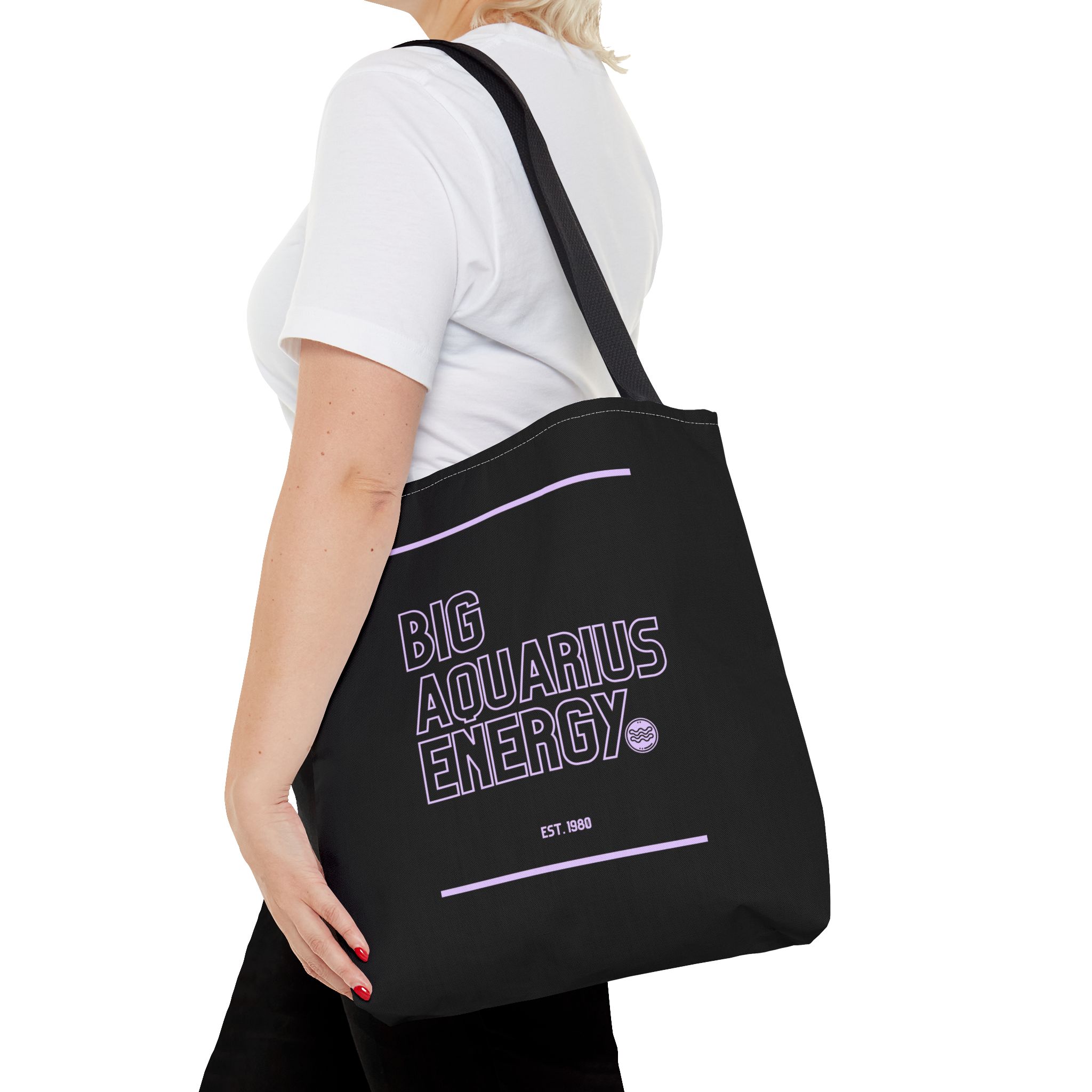 Big Aquarius Energy Tote Bag (Personalized) - Image 12