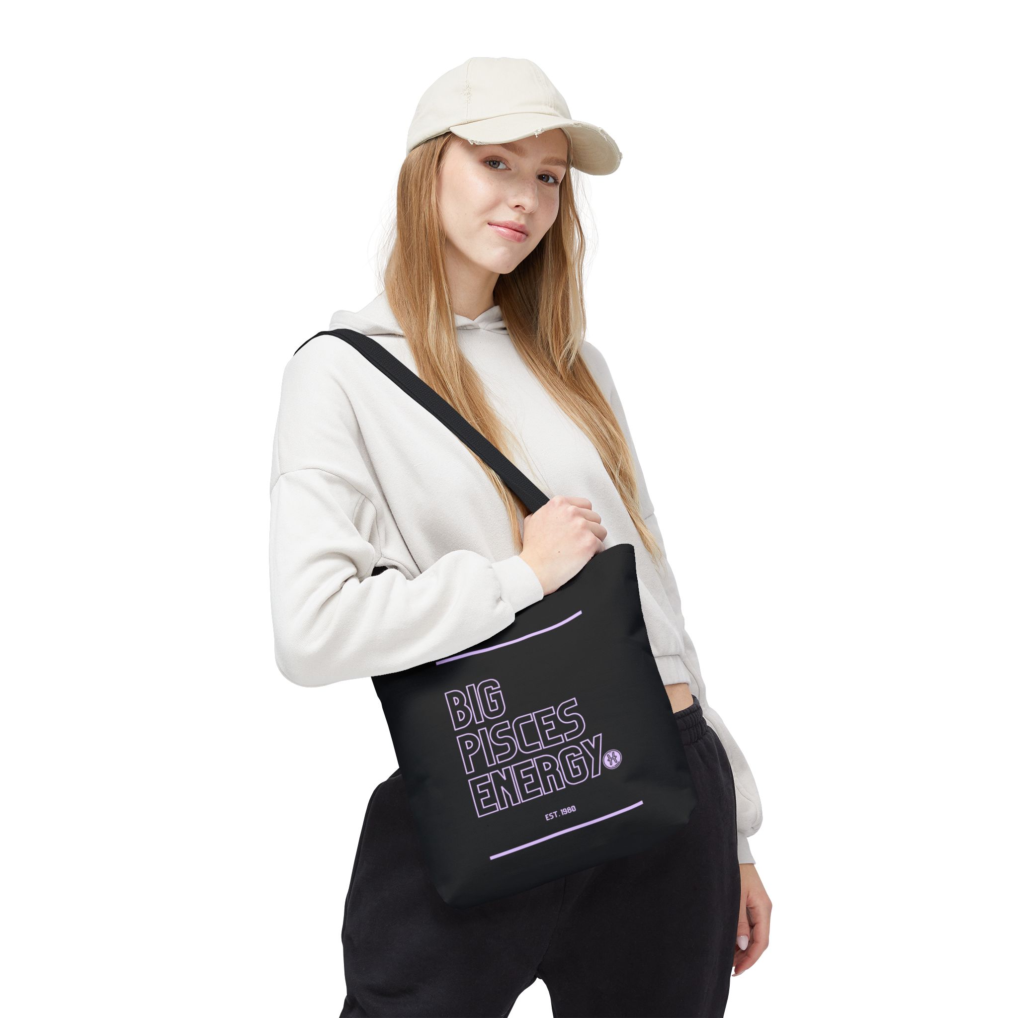 Big Pisces Energy Tote Bag (Personalized) - Image 5