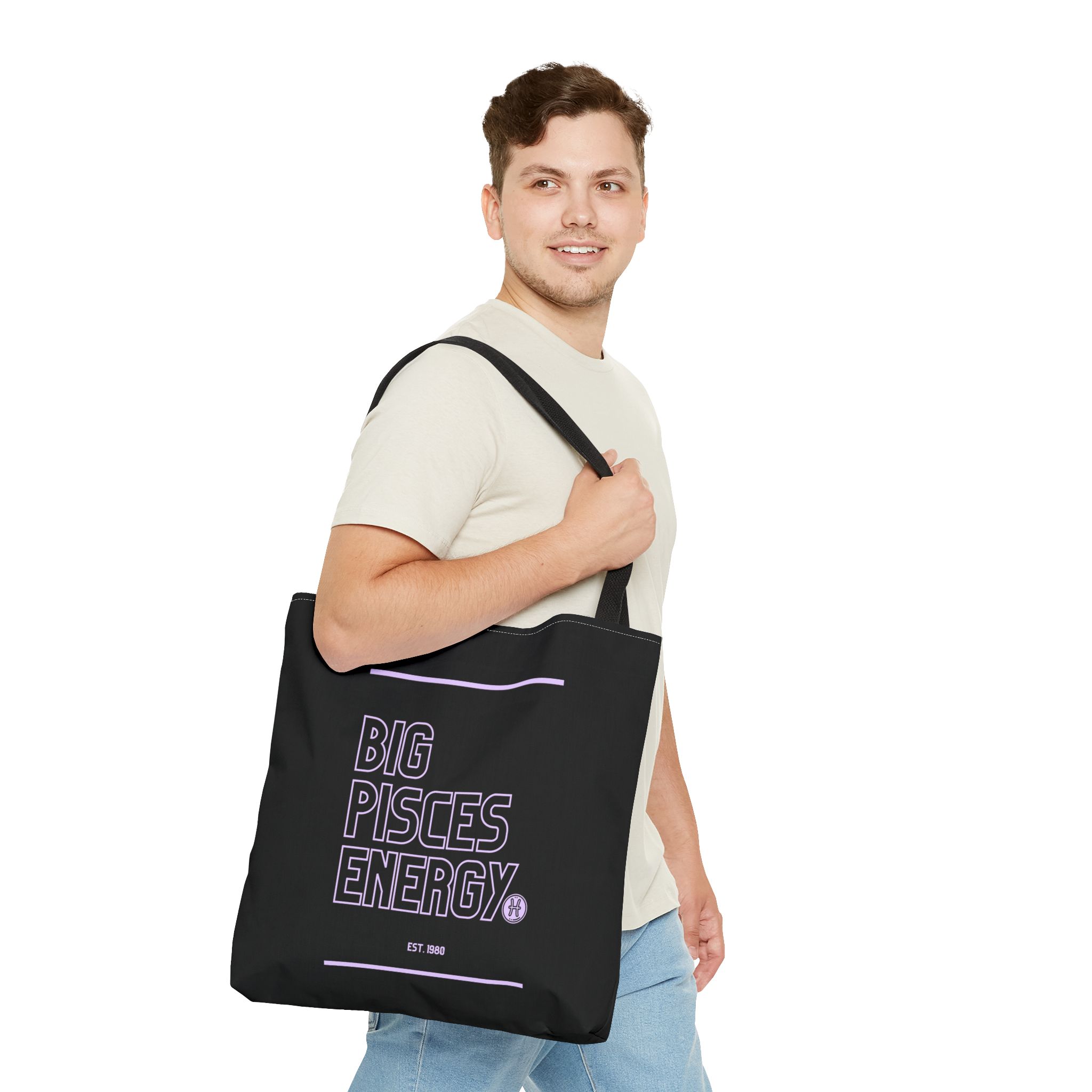 Big Pisces Energy Tote Bag (Personalized) - Image 19