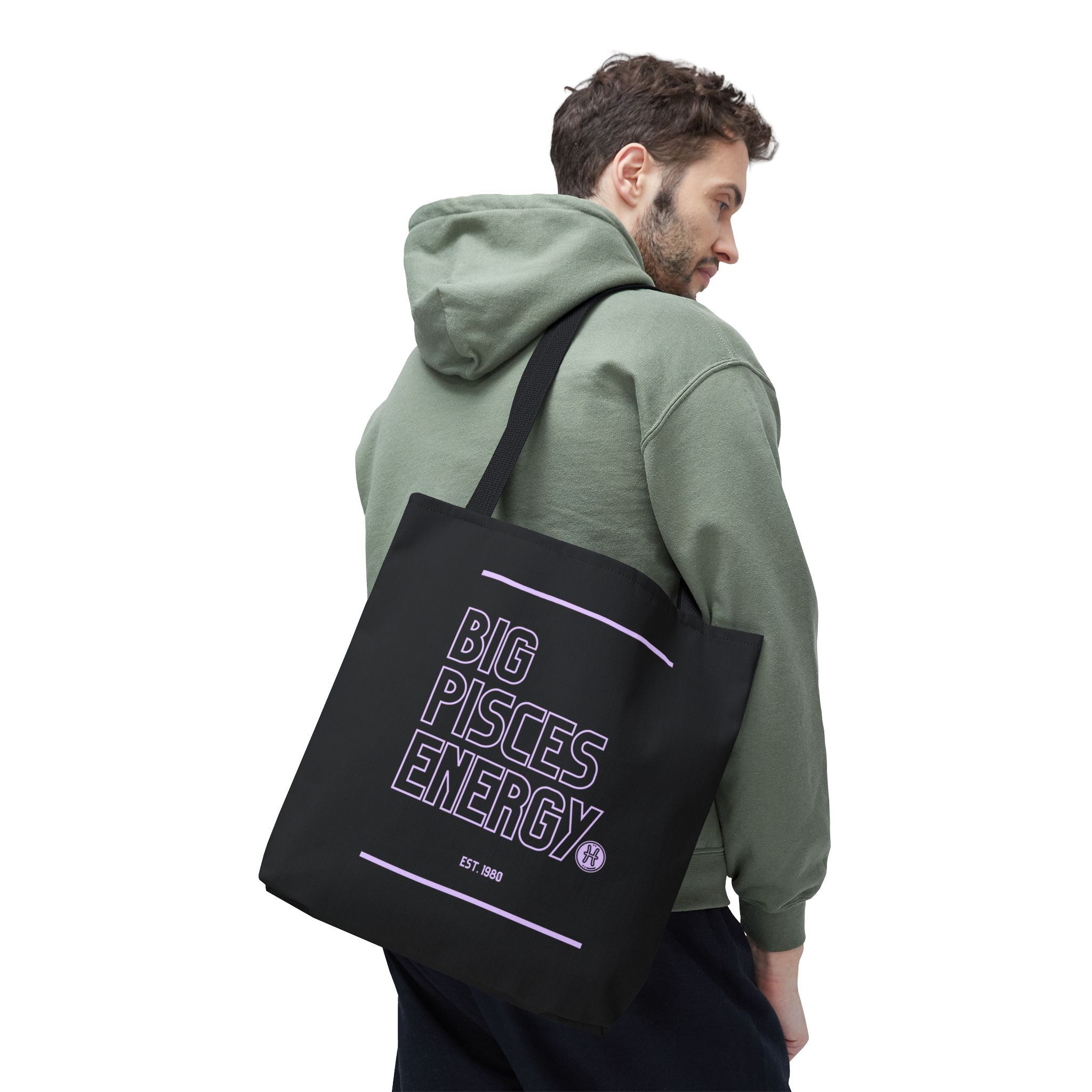 Big Pisces Energy Tote Bag (Personalized) - Image 14