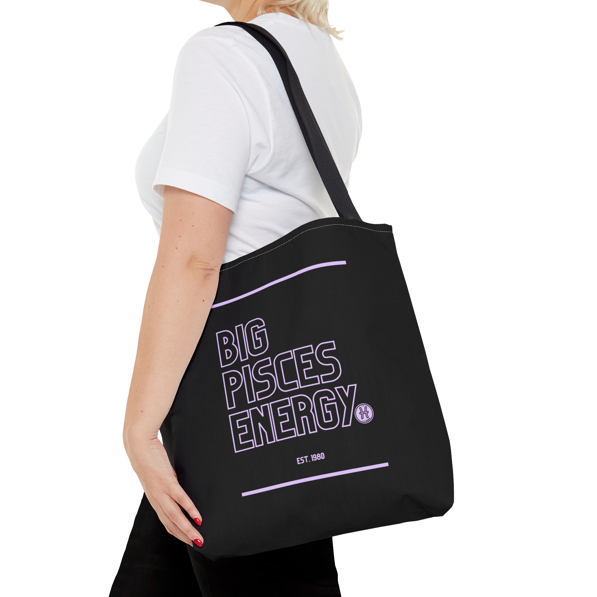Big Pisces Energy Tote Bag (Personalized) - Image 12
