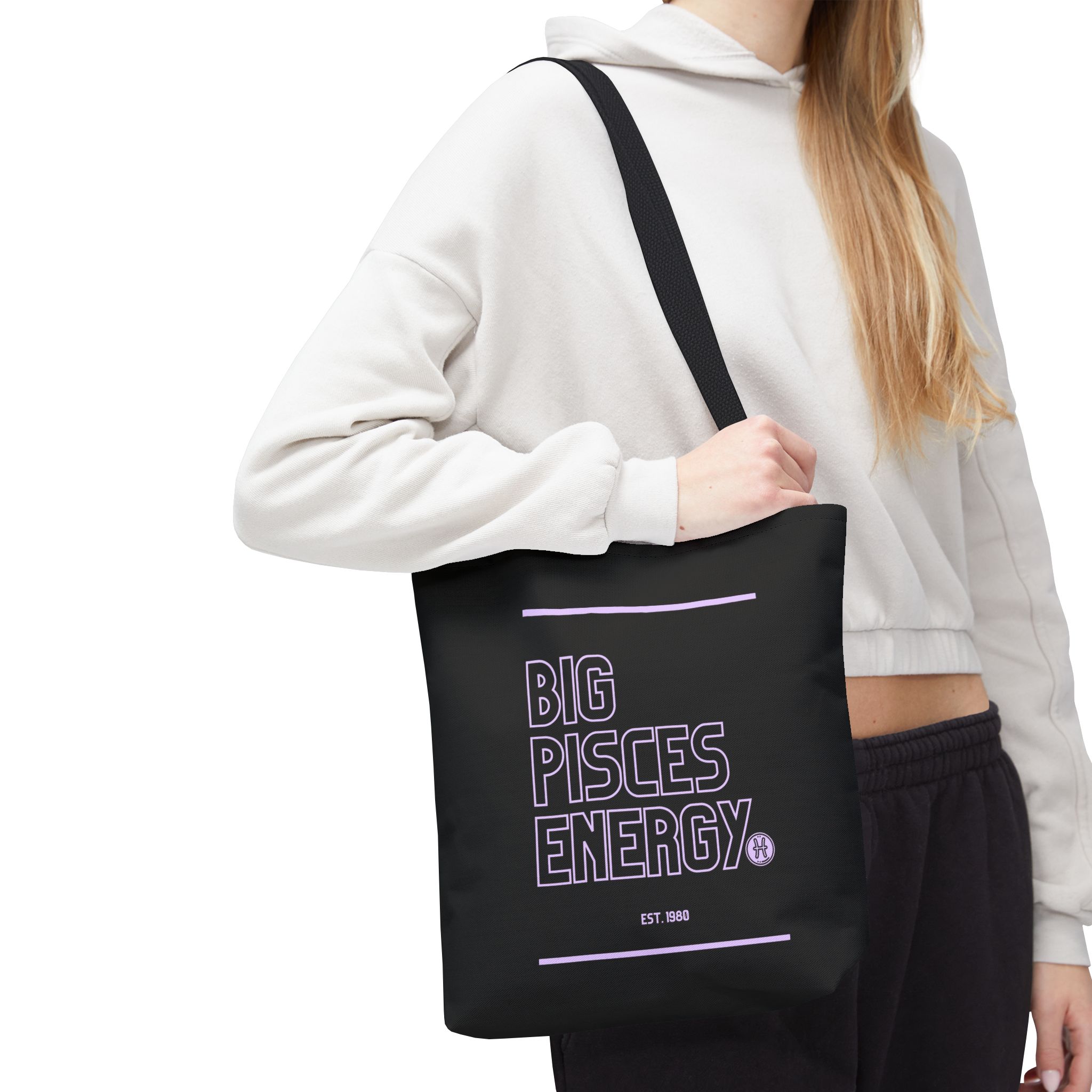 Big Pisces Energy Tote Bag (Personalized) - Image 7