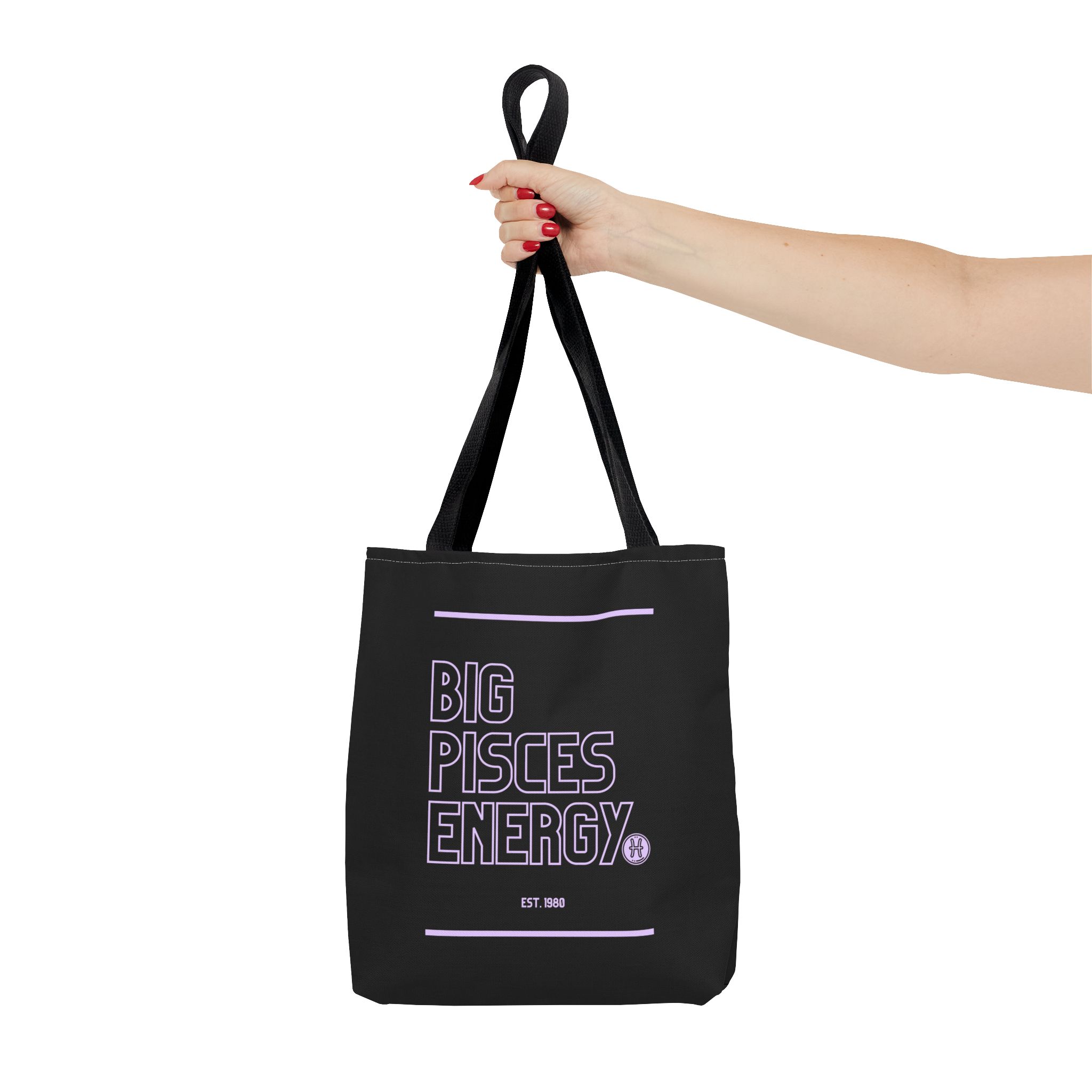 Big Pisces Energy Tote Bag (Personalized) - Image 4