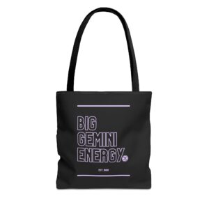 Big Gemini Energy Tote Bag (Personalized)