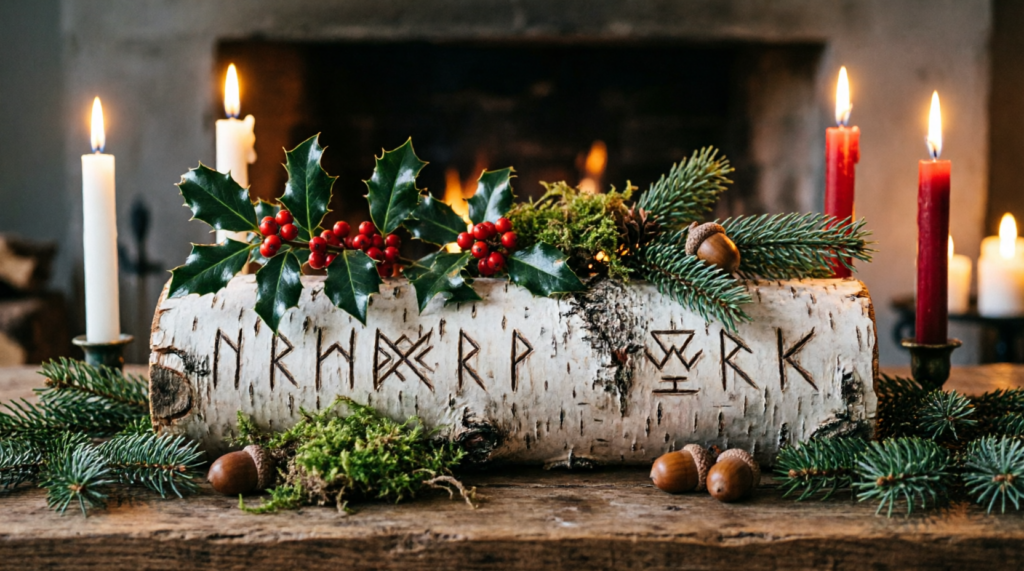 Birth Yule Centerpiece