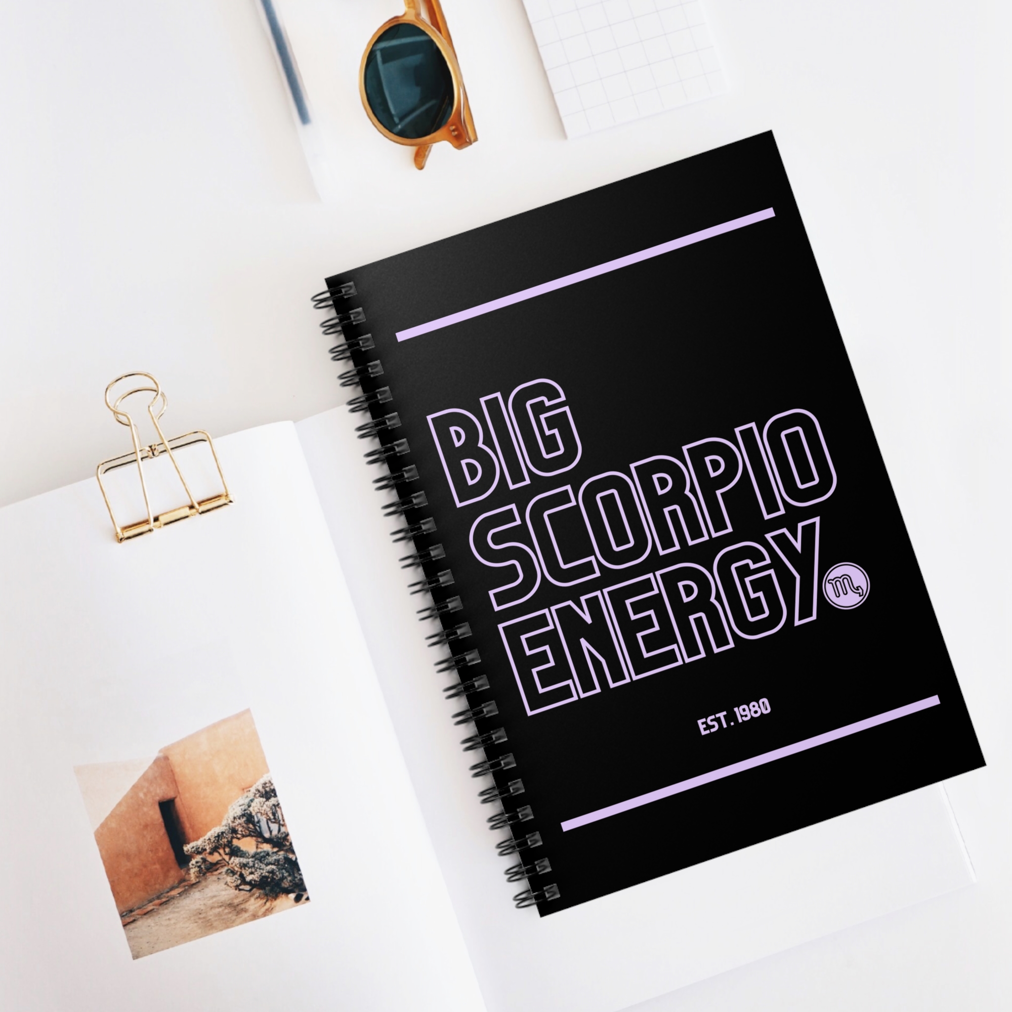 Big Scorpio Energy Notebook (Personalized) - Image 4