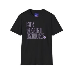 Big Gemini Energy Zodiac Shirt (Personalized)