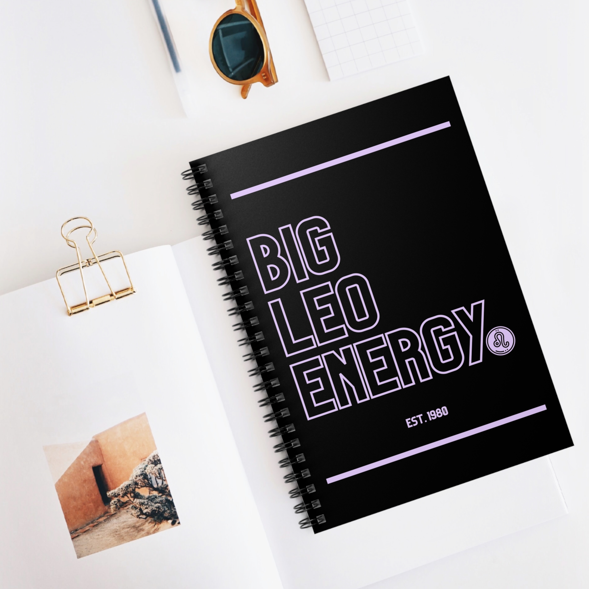 Big Leo Energy Notebook (Personalized) - Image 5