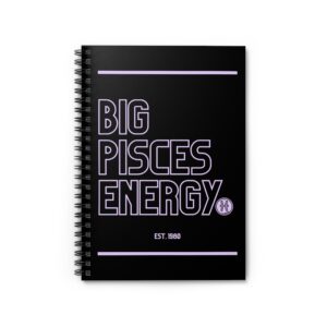 Big Pisces Energy Notebook (Personalized)