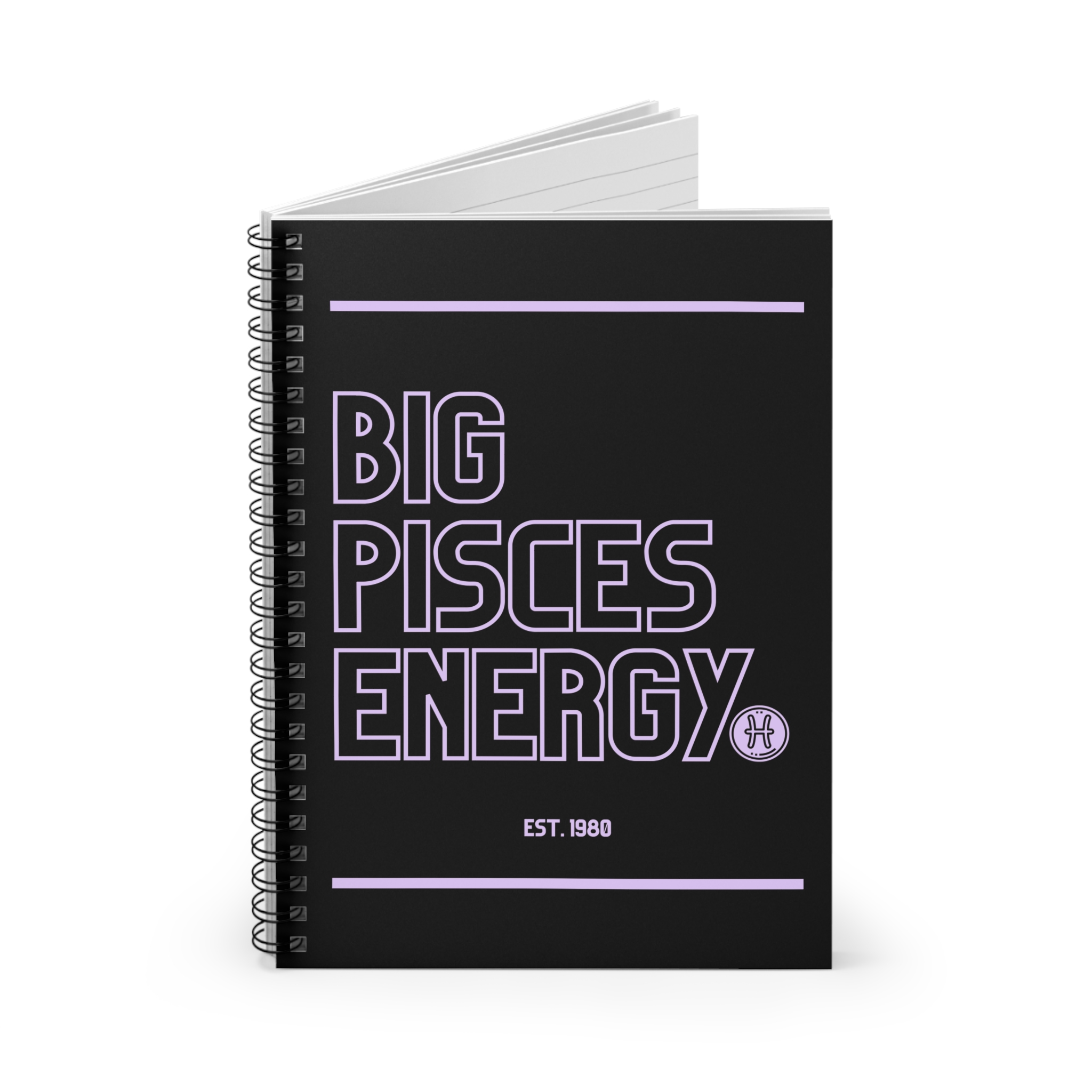 Big Pisces Energy Notebook (Personalized) - Image 2