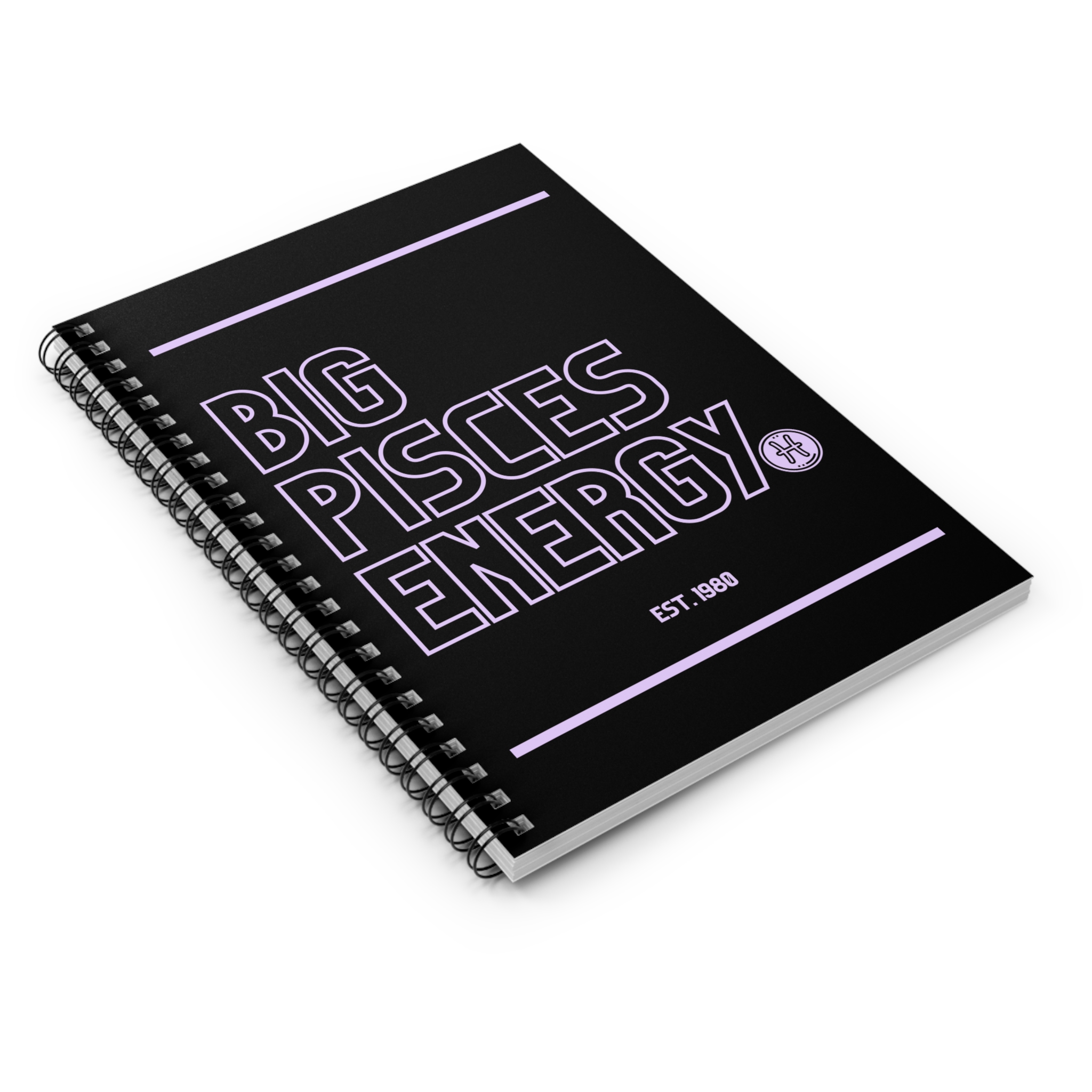 Big Pisces Energy Notebook (Personalized) - Image 3