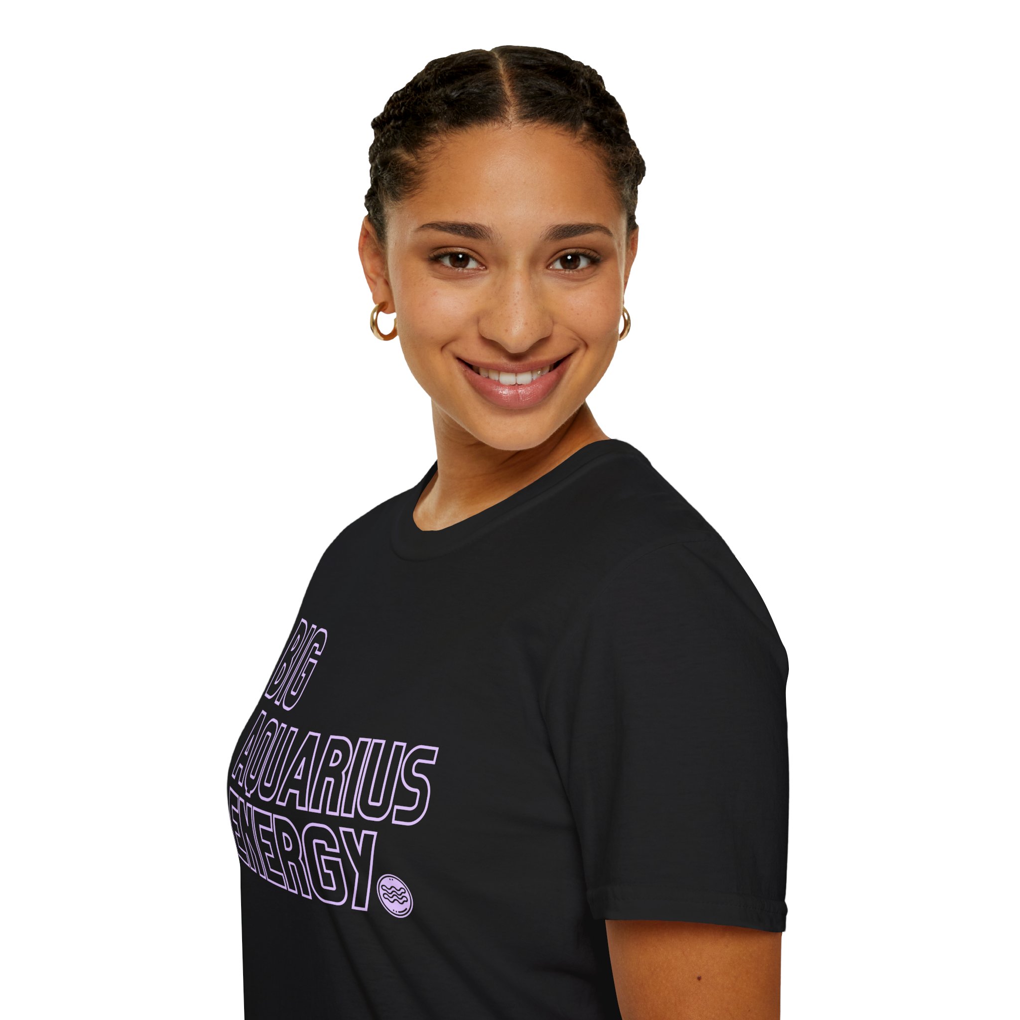 Big Aquarius Energy Zodiac Shirt (Personalized) - Image 9