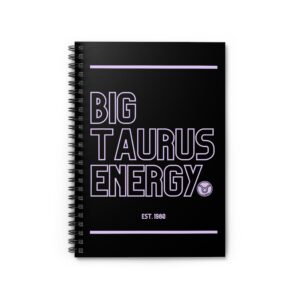 Big Taurus Energy Notebook (Personalized)